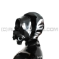 Preview: Deluxe Gasmaskenzipperhaube HR-OM mit Sprechmembran - Modell OM90-CM-7-M - sofort lieferbar in Größe S